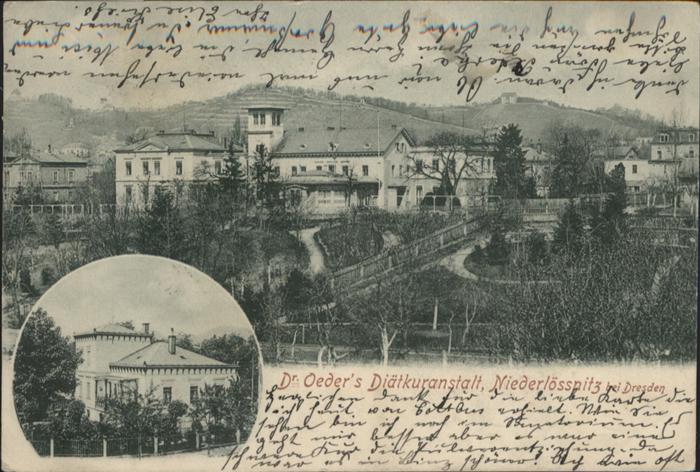 Niederloessnitz iätkuranstalt Dr. Oeder x