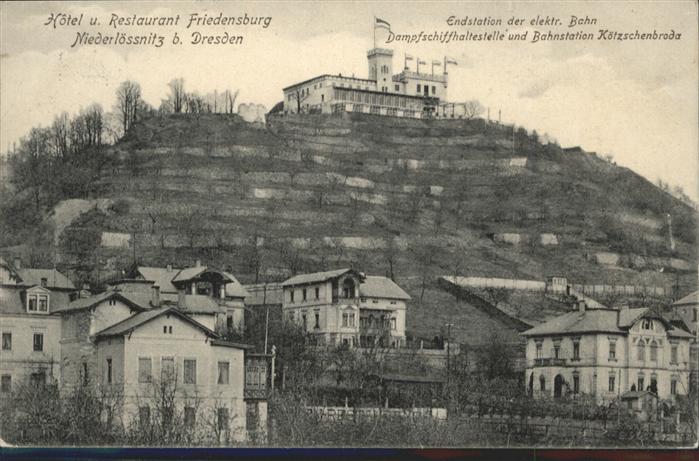 Niederloessnitz otel Restaurant Friedensburg