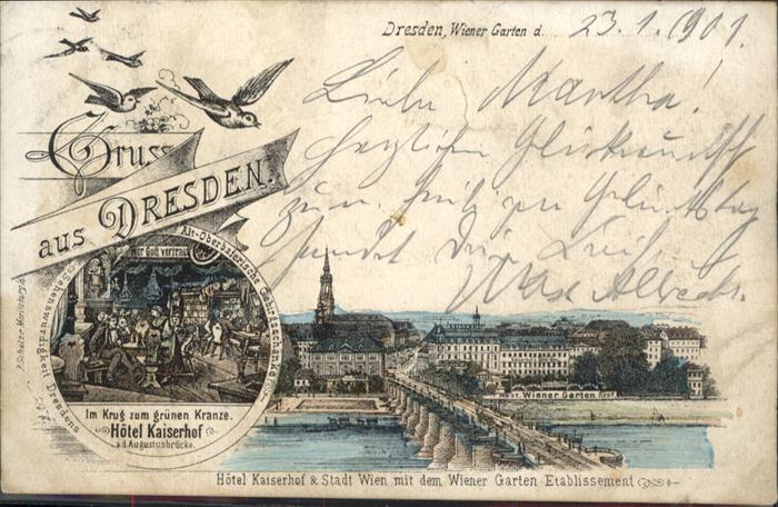 Dresden Hotel Kaiserhof Wiener Garten