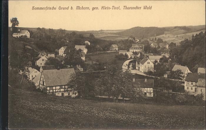 Grund Wilsdruff Mohorn Klein-Tirol Tharandter Wald