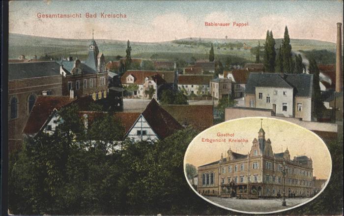 Kreischa Babisnauer Pappel Gasthof Erbgericht