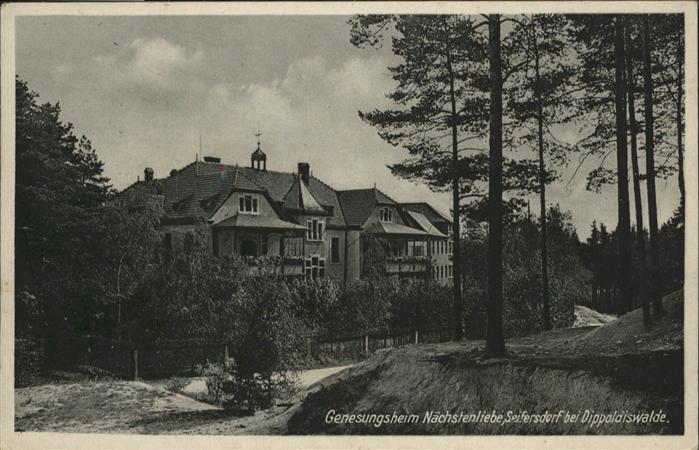 Seifersdorf Dippoldiswalde Genesungsheim Nächstenliebe