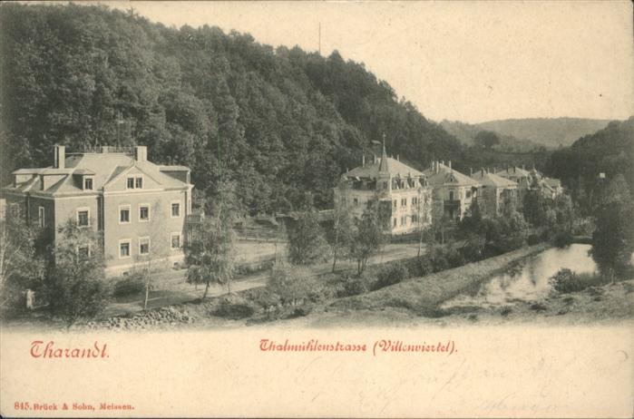 Tharandt Thalmühlenstrasse Villenviertel