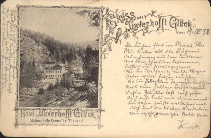 Tharandt Hotel Unverhofft Glück