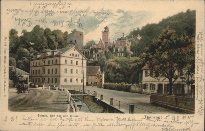 Tharandt Schule Schloss Ruine