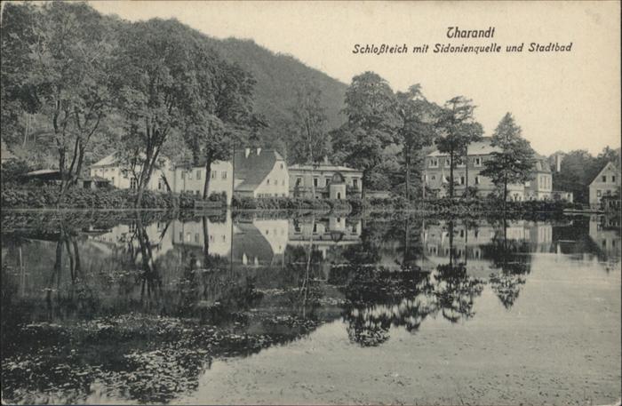 Tharandt Schlossteich Sidonienquelle Stadtbad