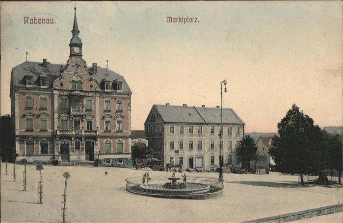 Rabenau Sachsen Marktplatz