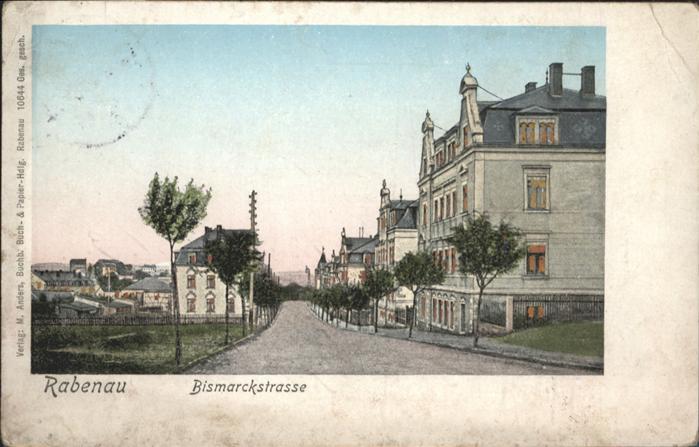 Rabenau Sachsen Bismarckstrasse