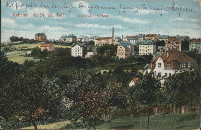 Rabenau Sachsen König Albert Höhe x