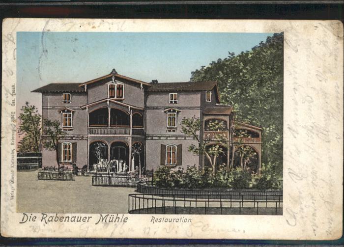 Rabenau Sachsen Rabenauer Mühle Restauration