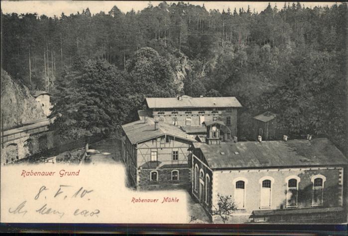 Rabenau Sachsen Rabenauer Grund Mühle