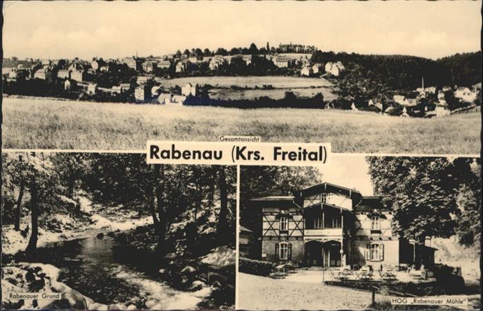 Rabenau Sachsen Rabenauer Grund HOG Rabenauer Mühle