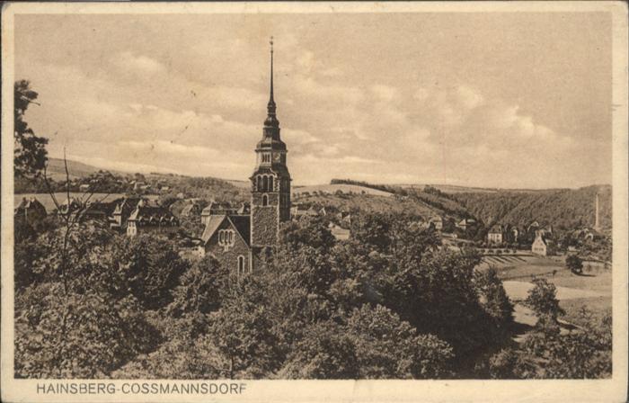 Hainsberg Sachsen Cossmannsdorf