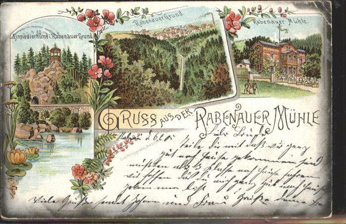 Rabenau Sachsen Rabenauer Grund Rabenauer Mühle