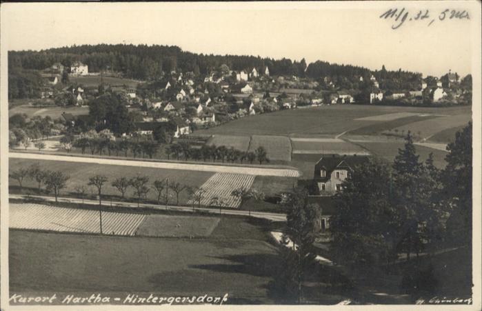 Hartha Tharandt Hintergersdorf