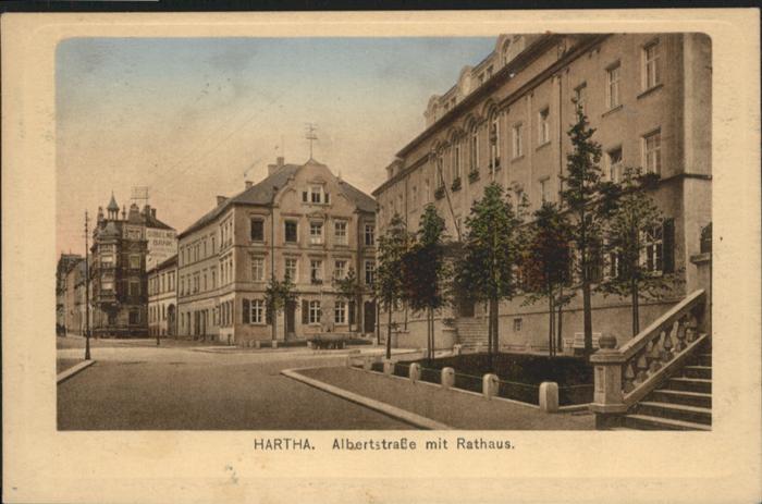 Hartha Doebeln Albertstrasse Rathaus