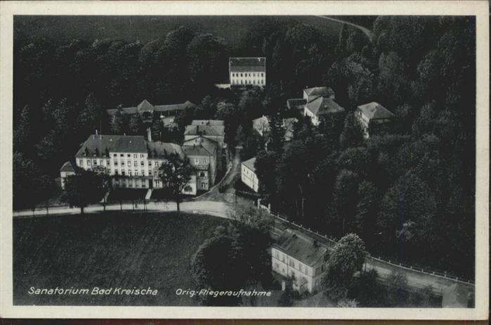 Kreischa Fliegeraufnahme Sanatorium