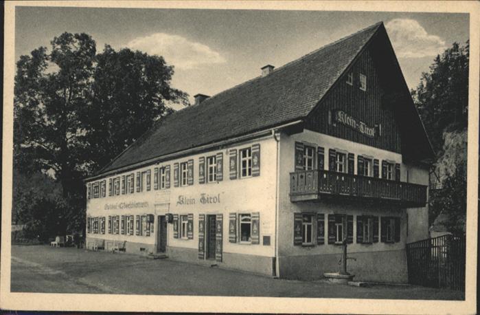 Oberschlottwitz Gasthaus Klein Tirol
