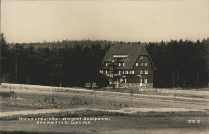 Zinnwald-Georgenfeld Hotel Berghof Ausspannen