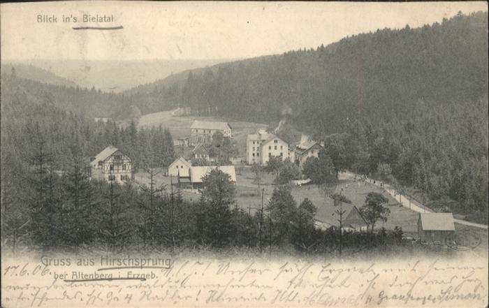 Hirschsprung Altenberg Erzgebirge Bielatal