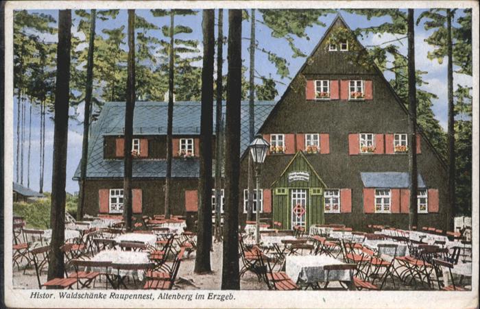 Altenberg Erzgebirge Waldschänke Raupennest