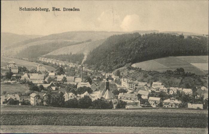 Schmiedeberg  Dippoldiswalde Schmiedeberg_Erzgebirge Bez. Dresden