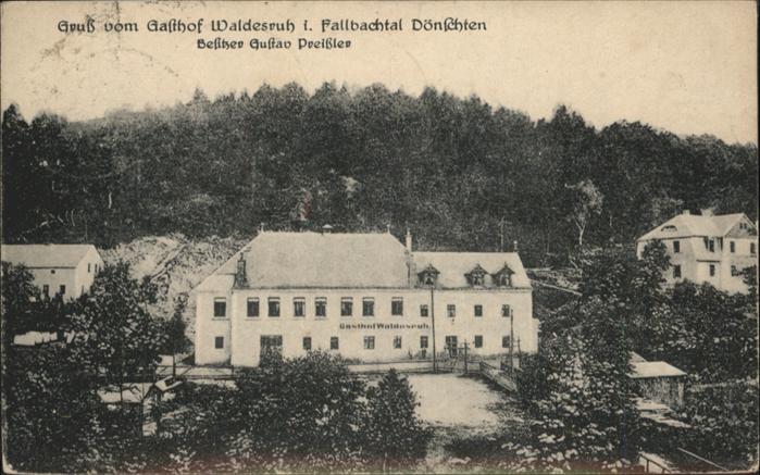 Doenschten allbachtal Gasthof Waldesruh