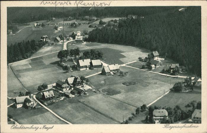 Oberbaerenburg Baerenburg Oberbärenburg Erzgebirge Fliegeraufnahm