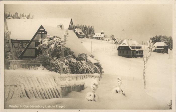 Oberbaerenburg Baerenburg Oberbärenburg Erzgebirge