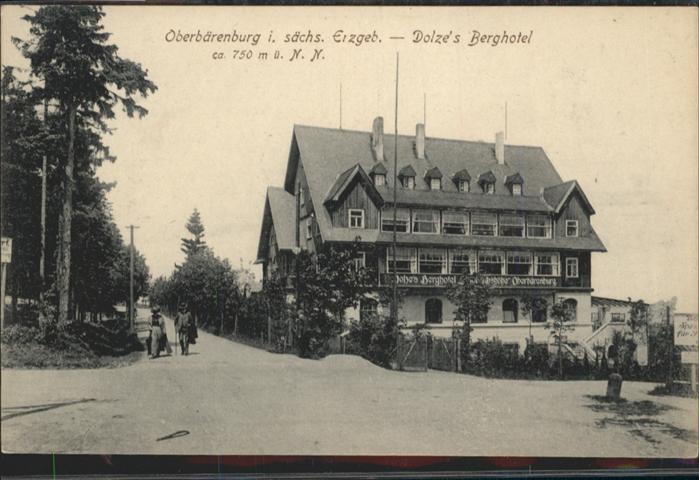 Oberbaerenburg Baerenburg Oberbärenburg Erzgebirge Dolzes Berghot