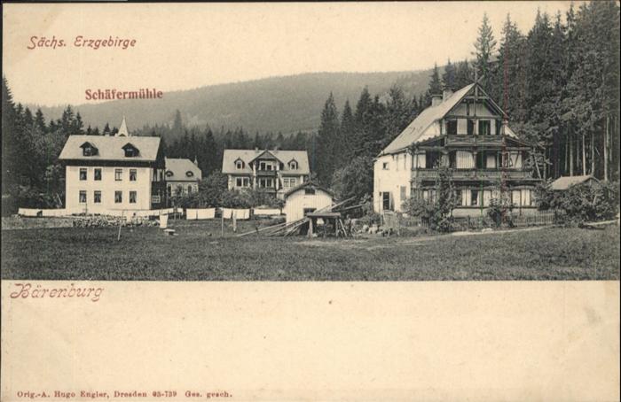 Baerenburg Sachsen Bärenburg Schäfermühle Erzgebirge *