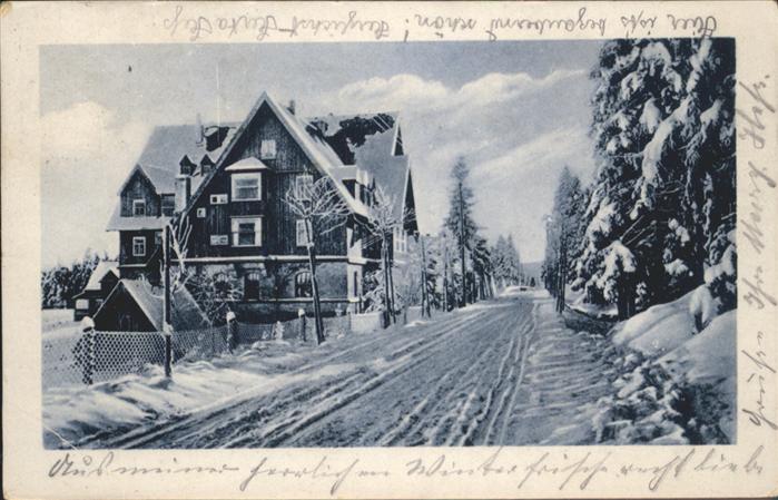 Oberbaerenburg Baerenburg Oberbärenburg Erzgebirge Berghotel Frie