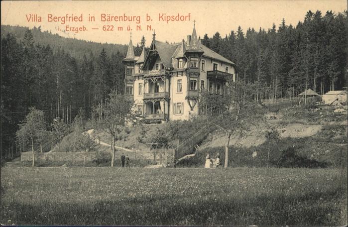 Baerenburg Sachsen Bärenburg Villa Bergfried Kipsdorf Erzg
