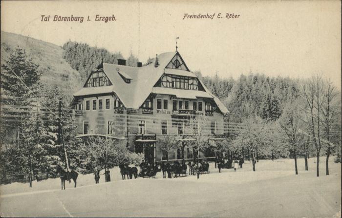 Baerenburg Sachsen Bärenburg Tal Erzgebirge Fremdenhof E.