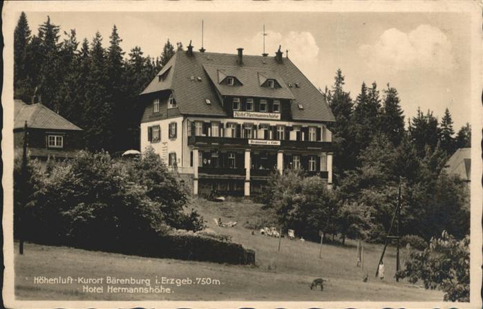 Baerenburg Sachsen Bärenburg Erzgebirge Hotel Hermannshöhe