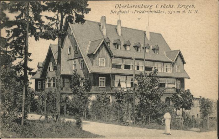 Oberbaerenburg Baerenburg Oberbärenburg Erzgebirge Hotel Friedric