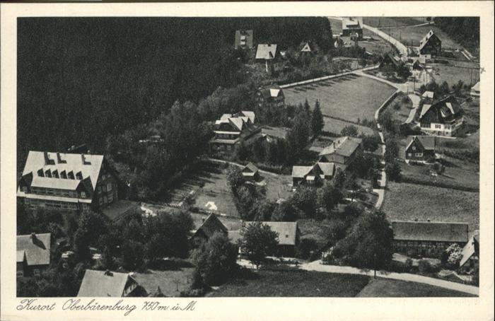 Oberbaerenburg Baerenburg Oberbärenburg Fliegeraufnahme