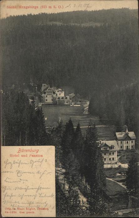 Baerenburg Sachsen Bärenburg Erzgebirge Hotel Pension