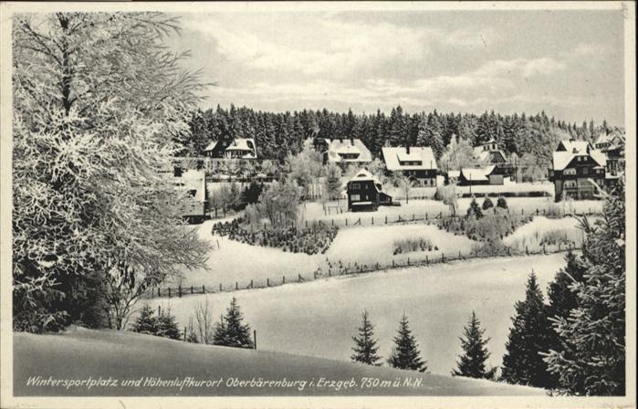Oberbaerenburg Baerenburg Oberbärenburg Erzgebirge