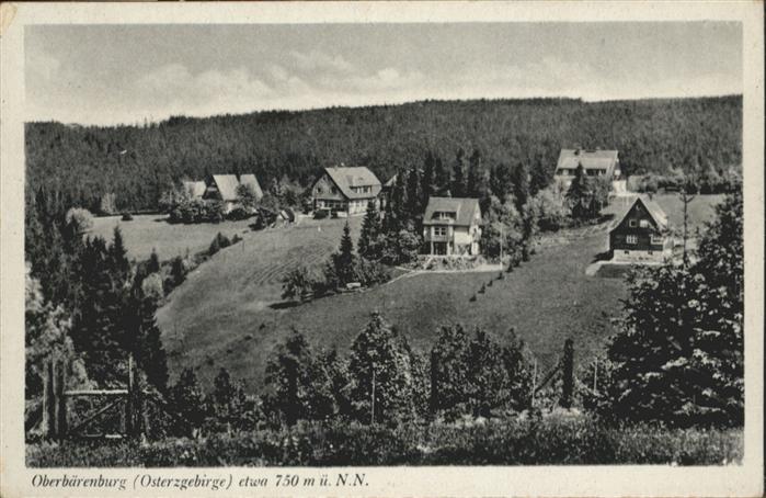 Oberbaerenburg Baerenburg Oberbärenburg Erzgebirge