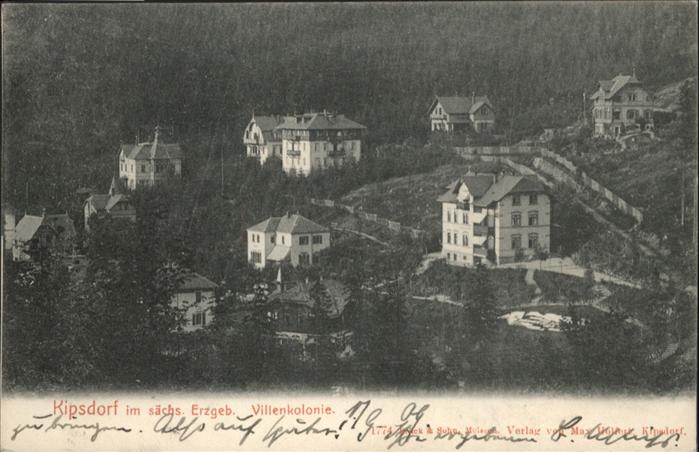 Kipsdorf Erzgebirge Villenkolonie