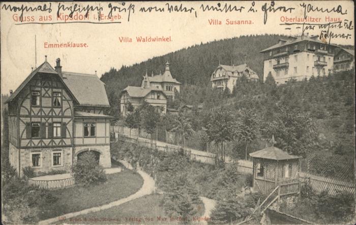 Kipsdorf Erzgebirge Emmenklause Villa Waldwinkel