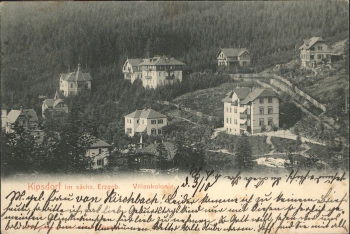 Kipsdorf Erzgebirge Villenkolonie