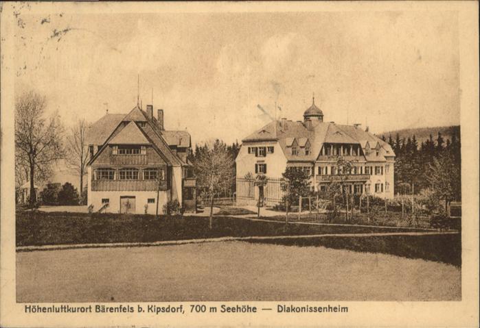 Baerenfels Erzgebirge ipsdorf Diakonissenheim