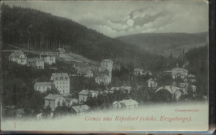 Kipsdorf Erzgebirge Mondscheinkarte