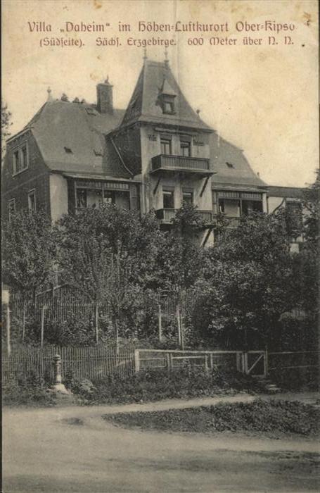 Kipsdorf Ober-Kipsdorf Villa Daheim Erzgebirge
