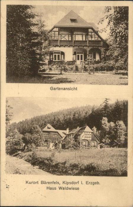 Baerenfels Erzgebirge ipsdorf Haus Waldwiese