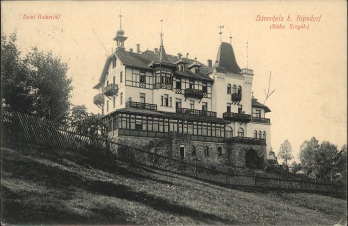 Baerenfels Erzgebirge ipsdorf Hotel Kaiserhof