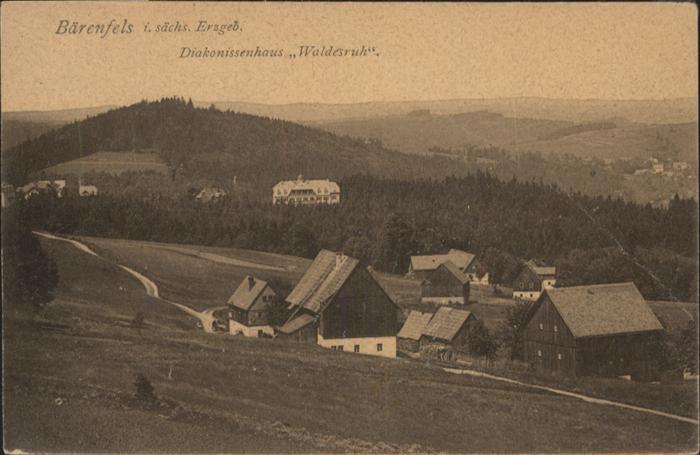 Baerenfels Erzgebirge iakonissenheim Waldesruh