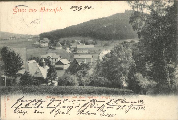 Baerenfels Erzgebirge